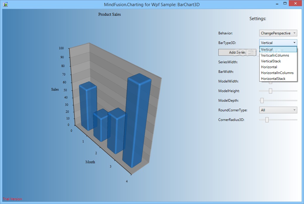 Wpf D Waterfall Chart Example Fast Native Chart Controls For Wpf Images