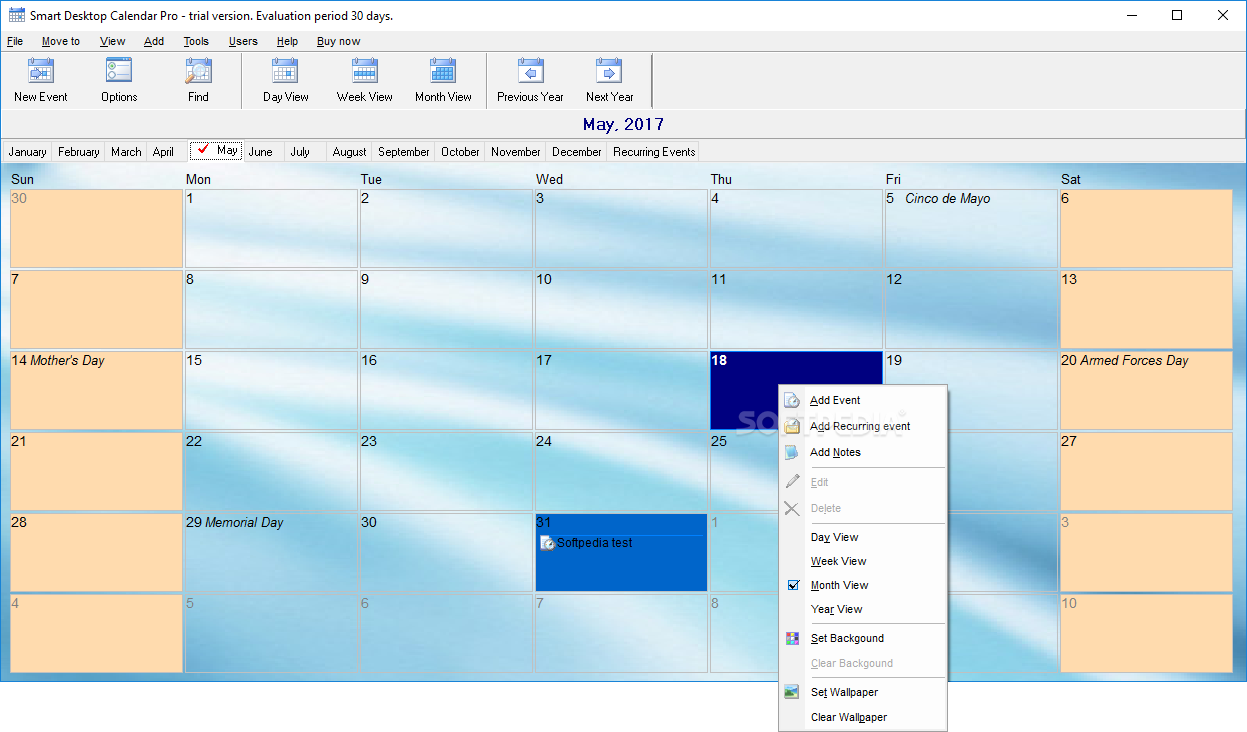 photo desktop calendar