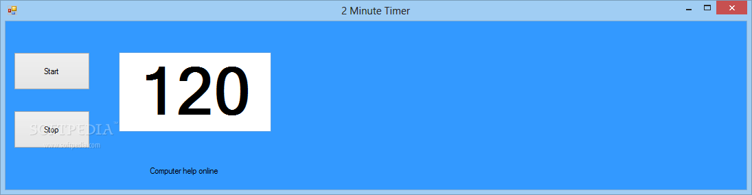 2 Minute Timer - 2 Minute Timer provides basic controls to start or stop th...