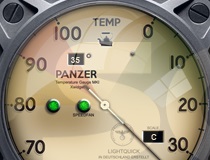 Panzer Temperature Gauge MKI for XWidget