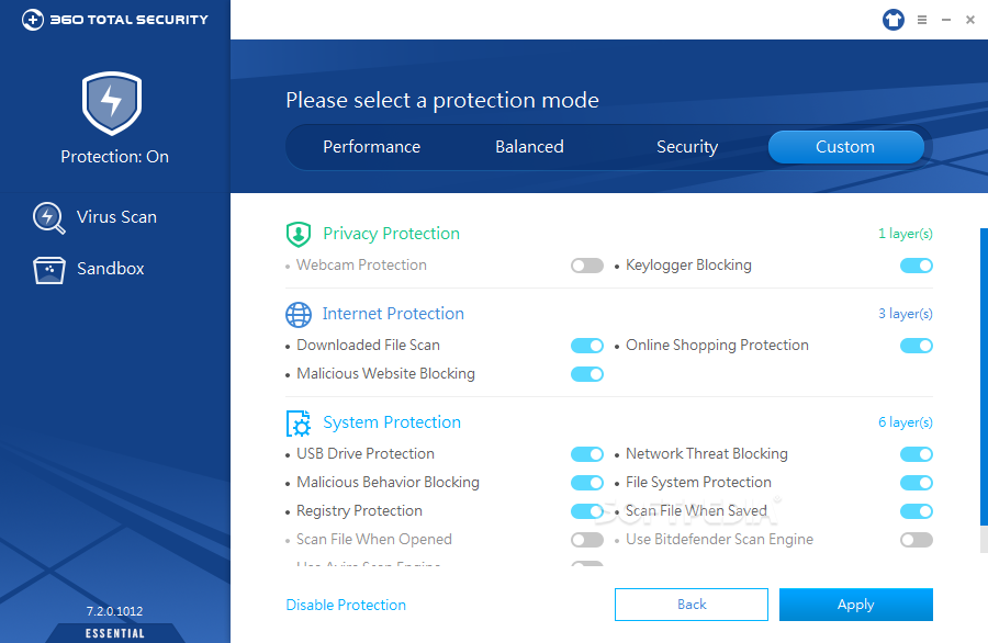 360 Total Security 11.0.0.1016 free download