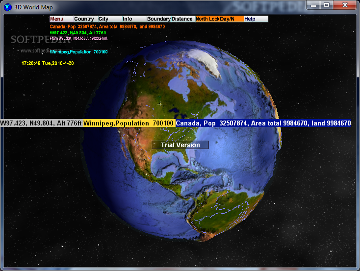 3d earth map software download