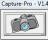 Capture-Pro - The main window of Capture-Pro where you will be able to select to capture the screen or select an area to capture.