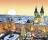 Christmas in Prague - The application displays a high quality animation of a Prague town scape, meant to bring you closer to the atmosphere of winter.
