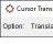 Cursor Translator - From the options window you can select the language you want to translate to.