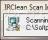 DiamondCS IRClean - The Scan In Progress window will allow users to view the currently scanned file for IRC-propagating worms