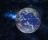 Earth Animated Wallpaper - This is a sample of what Earth Animated Wallpaper will display on your desktop.