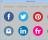 Elegant Launcher - The Social Networks section lets you access Facebook, Tumblr, Google+, witter, Pinterest and other websites with a click