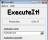 ExecuteIt! - This is the main window of ExecuteIt! where you can select the application and the time when you want it to run.