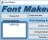 Font Maker - This is is a basic font editor that allows you to generate fonts that look different than the most