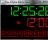 Free Digital Alarm Clock - This is the main window of Free Digital Alarm Clock that allows you to check the time and set reminder alarms.