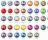 Glossy Round Adobe Icons - Here you can see the high quality icons that were compiled in the Glossy Round Adobe Icons collection.