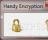 Handy Encryption - From the main window you can quickly encrypt or decrypt the desired files.