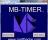 MB-Timer - This is the main window of MB-Timer where you can access the instructions and start the timing.