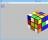 Rubik's Cube - The main window of Rubik's Cube allows users to move the rows of the virtual cube in any direction