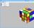 Rubik's Cube - The cube menu enables users to reset the image to its initial state or scramble it