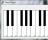 Piano Player - This is the main window of Piano Player that allows you to access all the features of the application.