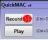 QuickMac - This is the graphical user interface of the application where you can choose to record a macro or to play one