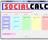 SocialCalc - SocialCalc is a handy application that you can use to calculate your social network score.
