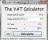 The VAT Calculator - Easily calculate the VAT tax using this small calculator.