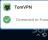 TomVPN - This is how TomVPN notifies you when the connection has been established