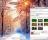 Tranquil Forest Windows 7 Theme - This is a sample of how Tranquil Forest Windows 7 Theme will look like on your desktop.