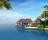 Tropical Dream Screensaver - The screensaver depicts a tropical beach landscape.