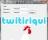Twitiriqui - This is the main window of Twitiriqui that allows you to access all the features of the application once you log into your account.