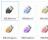 USB Memory Icons - The USB Memory Icons package includes eight icons that can be used to personalize your folders.