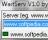 WaitServ - The main window WaitServ. Enter the address to monitor