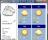 WeatherBar - This is the main window of WeatherBar where you can view the weather forecast for several days
