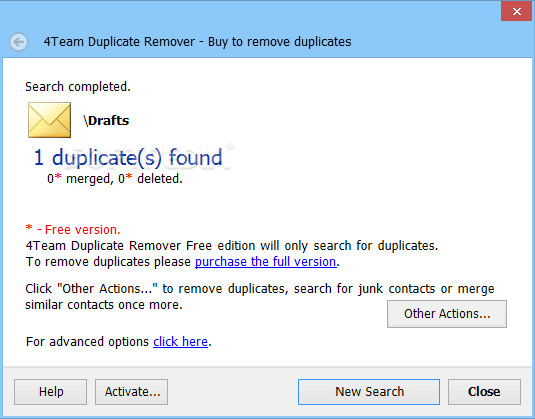 best outlook duplicate remover free 2015