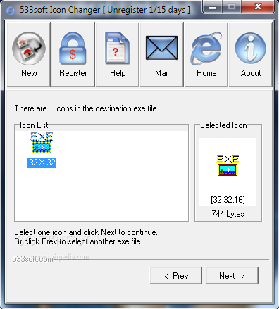 exe file icon changer online