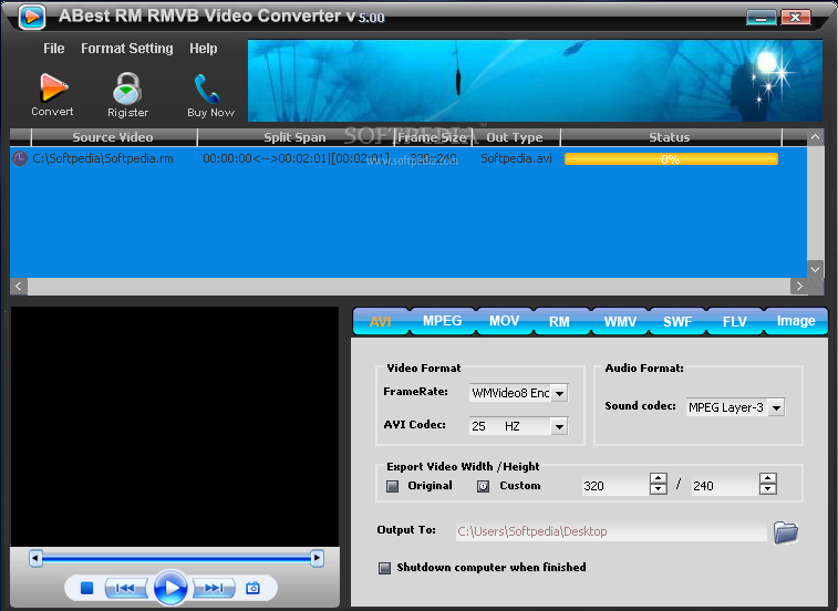 Download ABest RM RMVB Video Converter 5.02