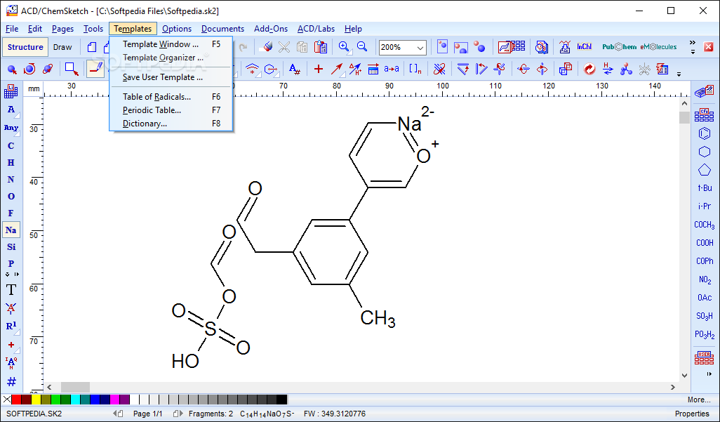 ChemSketch screenshot #3
