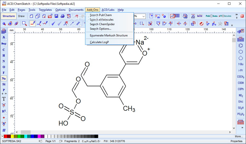 ChemSketch screenshot #5