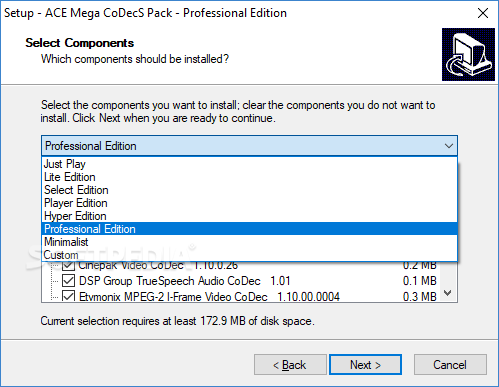 Ace mega codec pack windows xp download download zoom windows free