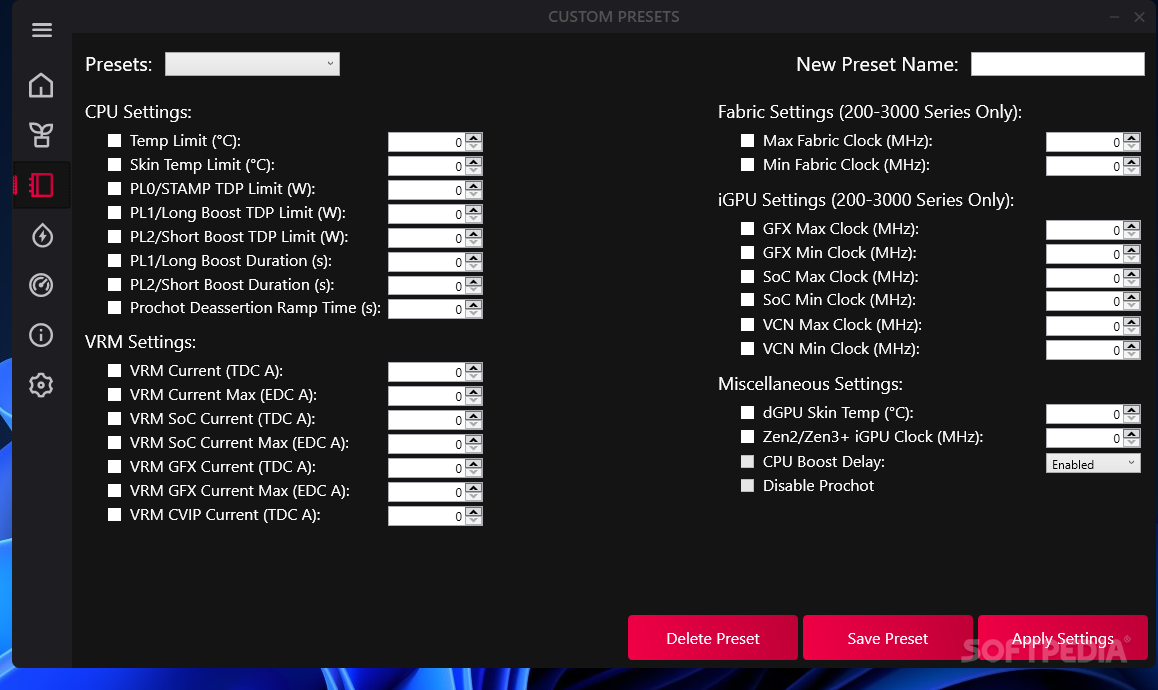 AMD APU Tuning Utility screenshot #2