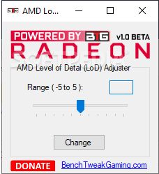 AMD LoD Adjuster / Changer screenshot #0