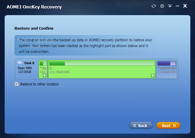 aomei onekey recovery 1.6 full