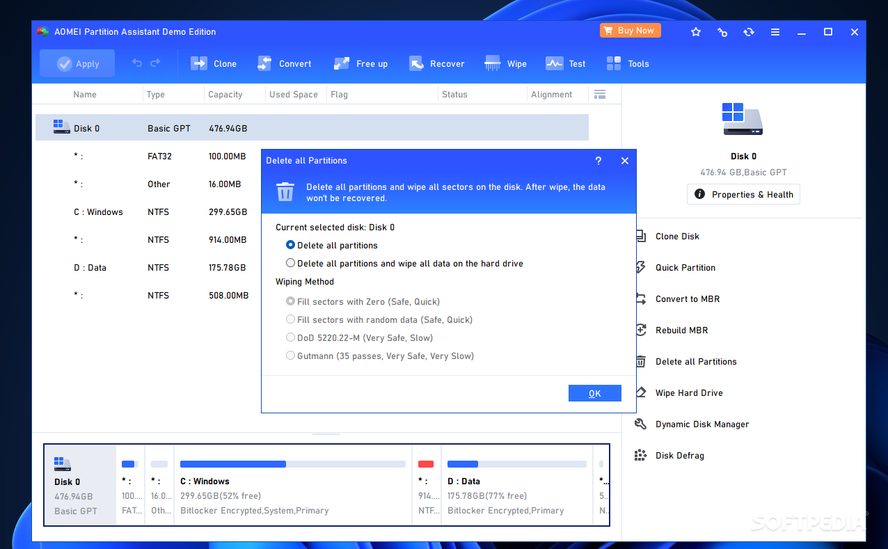 AOMEI Partition Assistant Unlimited Edition screenshot #5
