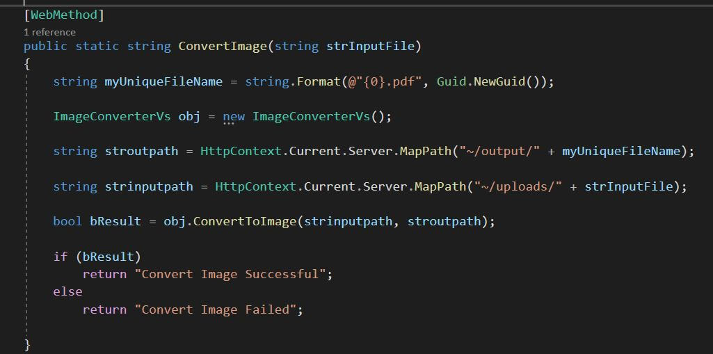 ASP.NET Image Converter SDK Component screenshot #0