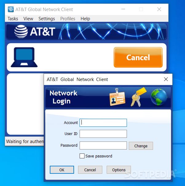 AT&T Global Network Client screenshot #0