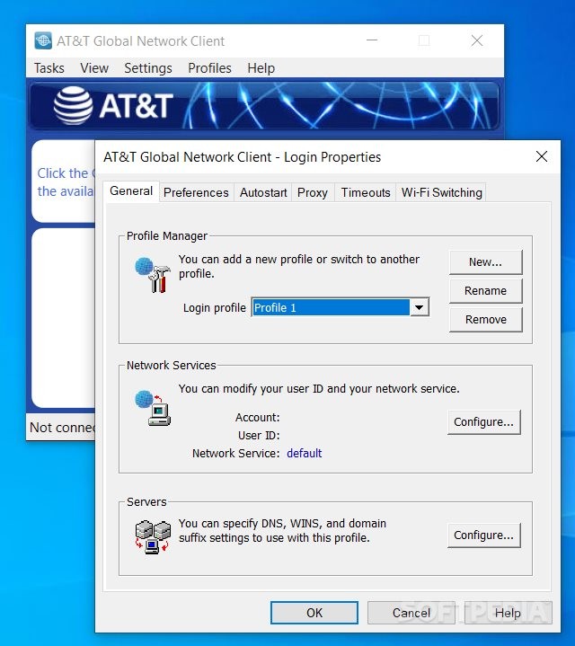 AT&T Global Network Client screenshot #2