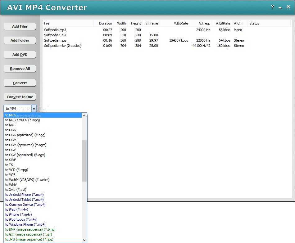 avi mp4 converter windows 10