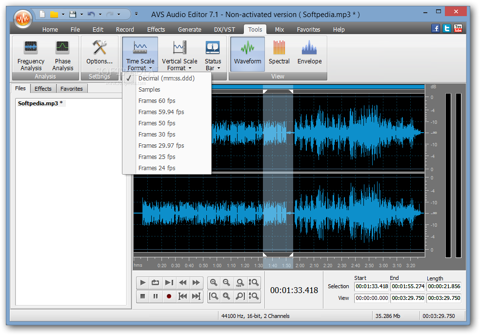 free for mac download AVS Audio Editor 10.4.2.571