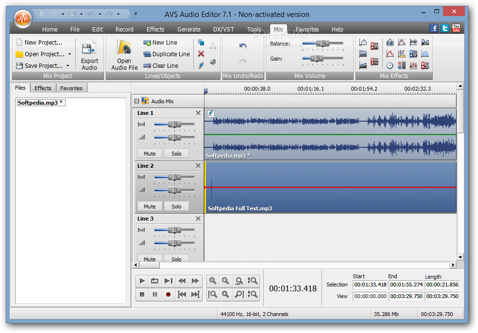 download the new for android AVS Audio Editor 10.4.2.571