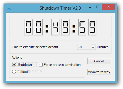 windows shutdown timer no notification
