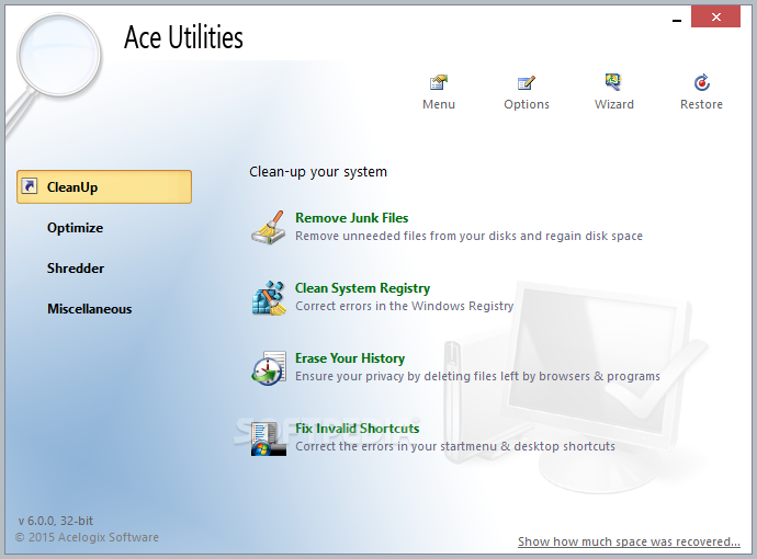 Ace Utilities screenshot #0