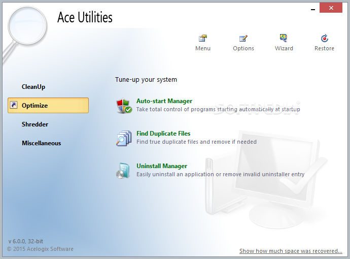 Ace Utilities screenshot #1